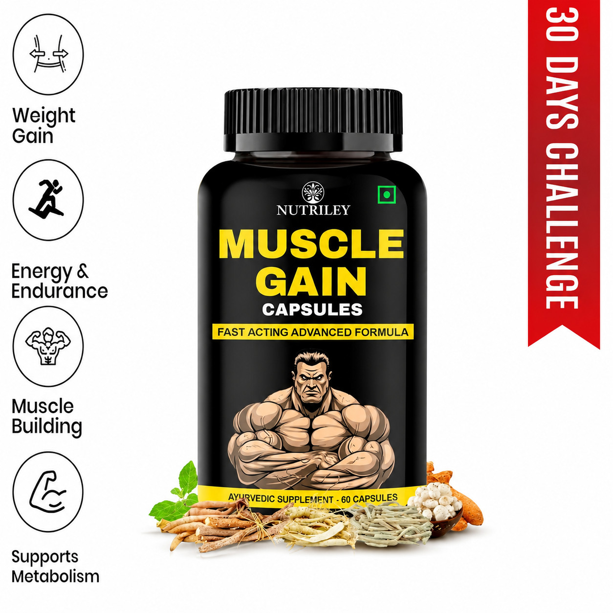 Weight Gainer Supplement – Helps Build Lean, Firm, High-quality Muscle,…
