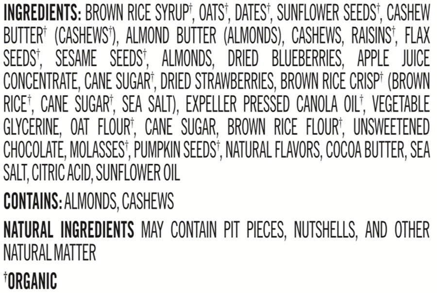 ProBar Meal Bar Certified Organic and GMO Free Whole Berry Blast Box of 12