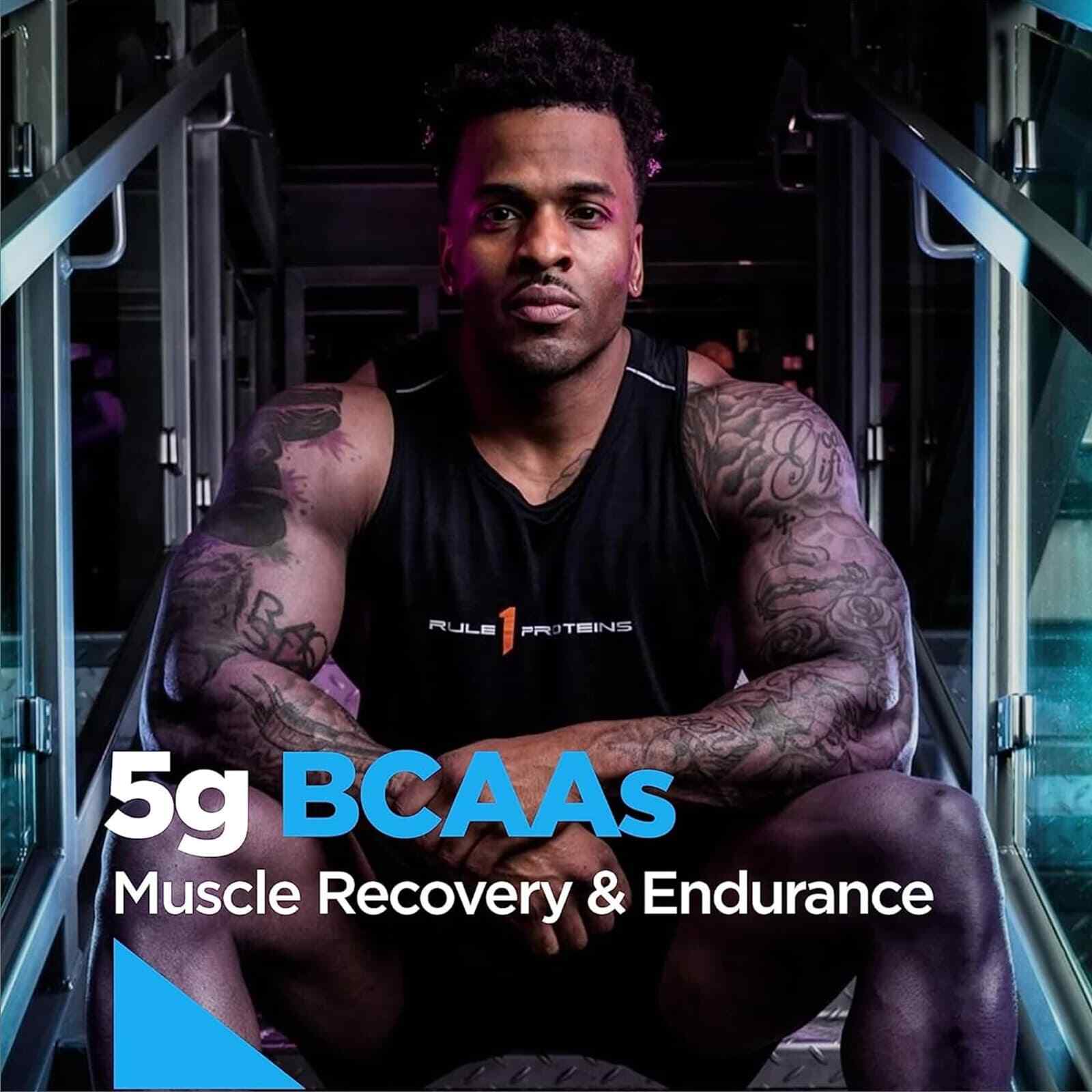 RULE 1 Whey Blend 68 serv Strawberry Banana 100% Whey Protein Blend 5.02lb