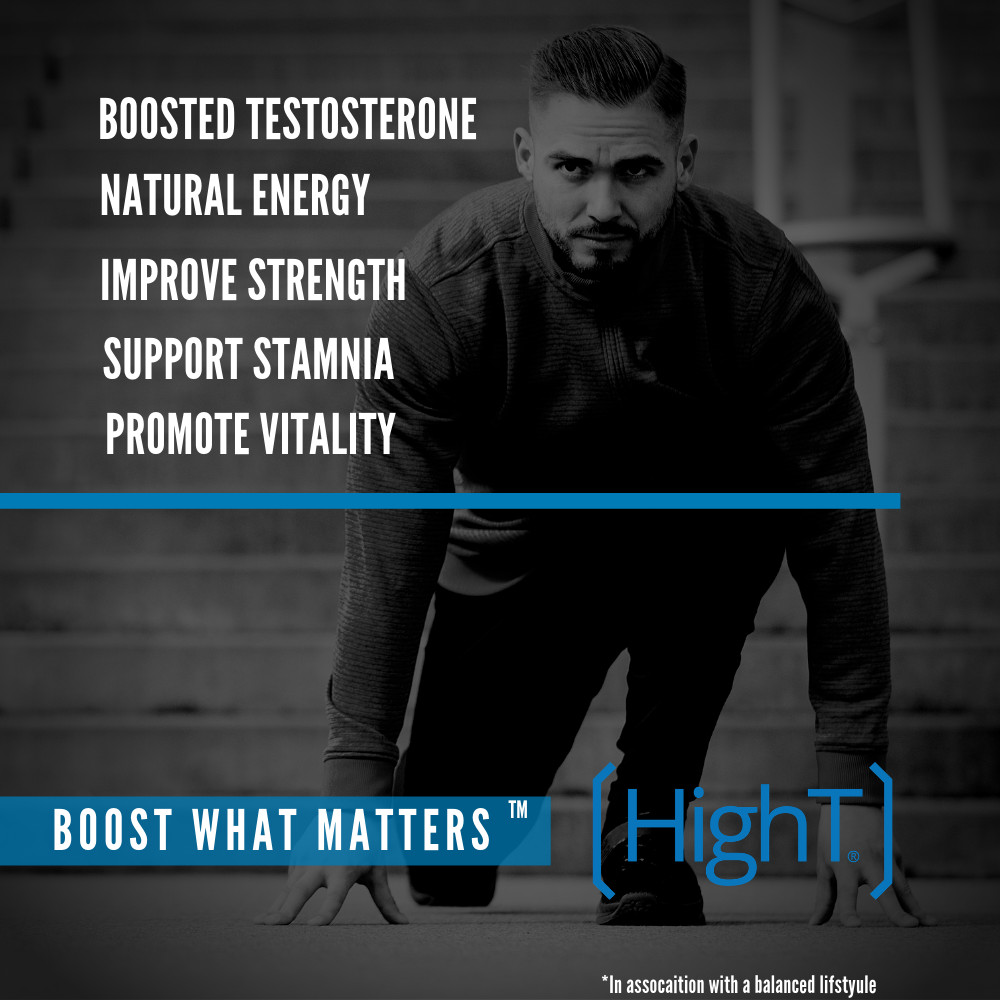 High T Testosterone Booster Supplement, 60ct.