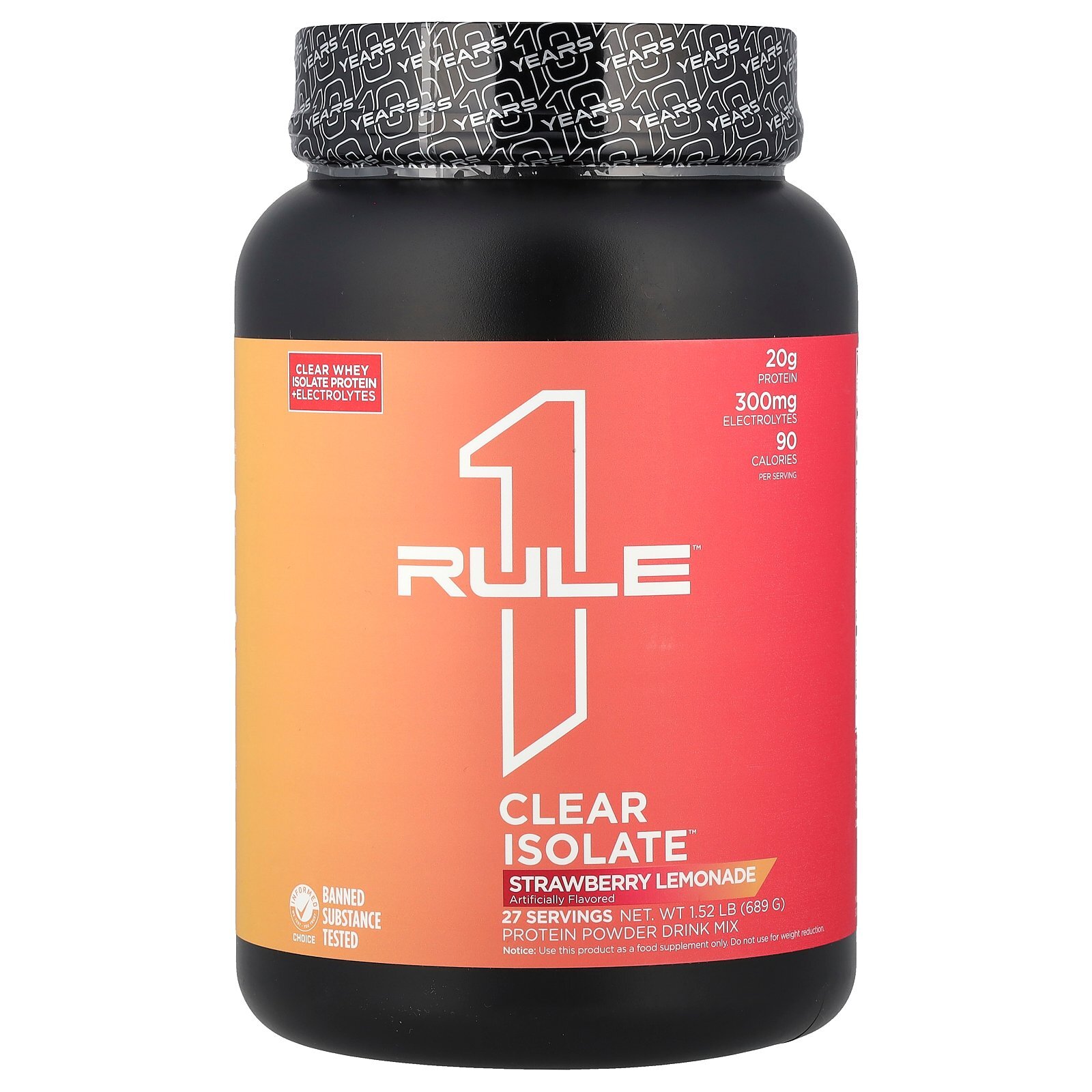 Clear Isolate™, Strawberry Lemonade, 1.52 lb (689 g)