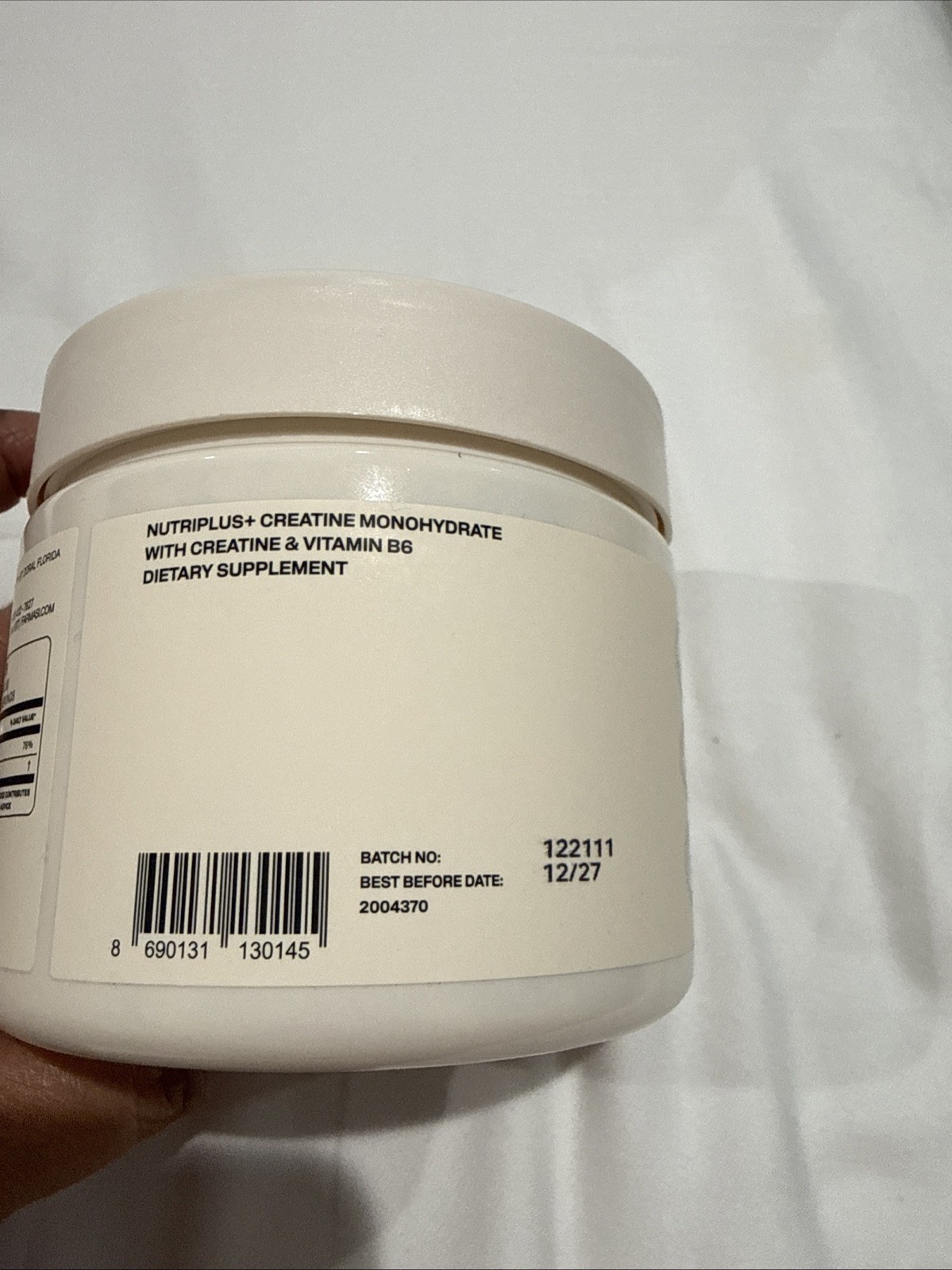 Nutriplus Creatine Powder Unflavored 5.4 oz Bodybuilding Supplement Unopened New