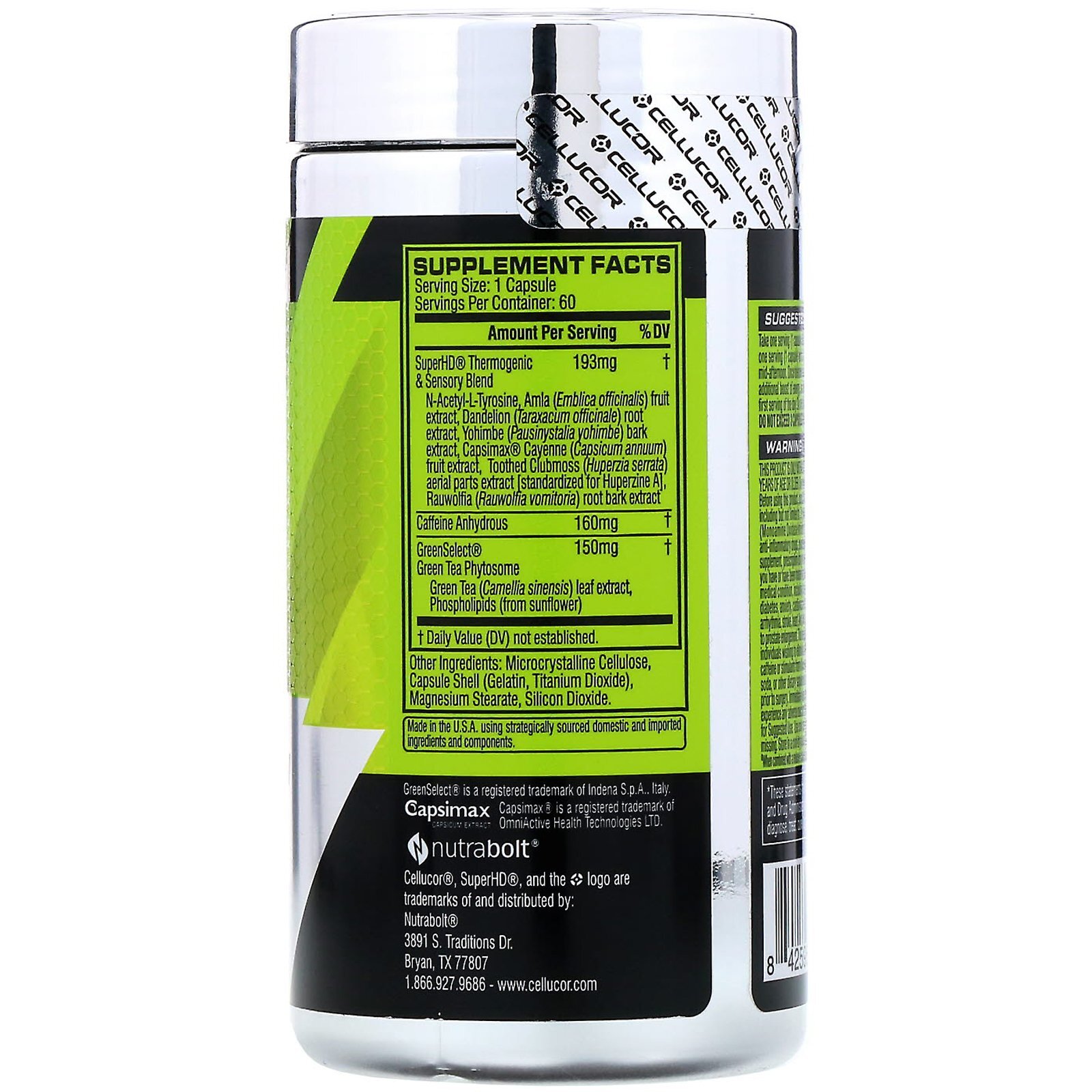 Cellucor SuperHD High-Definition Fat Burner – ALL SIZES!! PILLS & POWDER