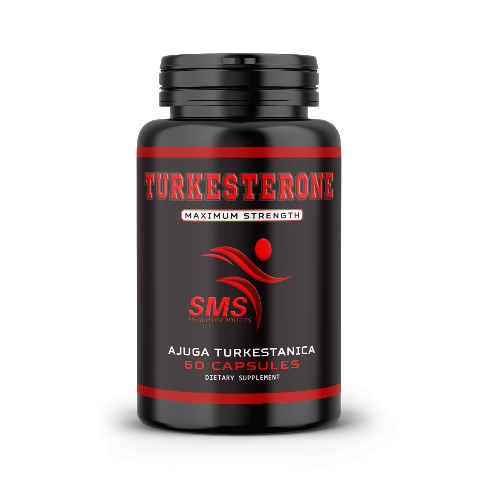 TURKESTERONE 1200mg AKA Ajuga Turkestanica Standardized to 10% 180 Caps By SMS