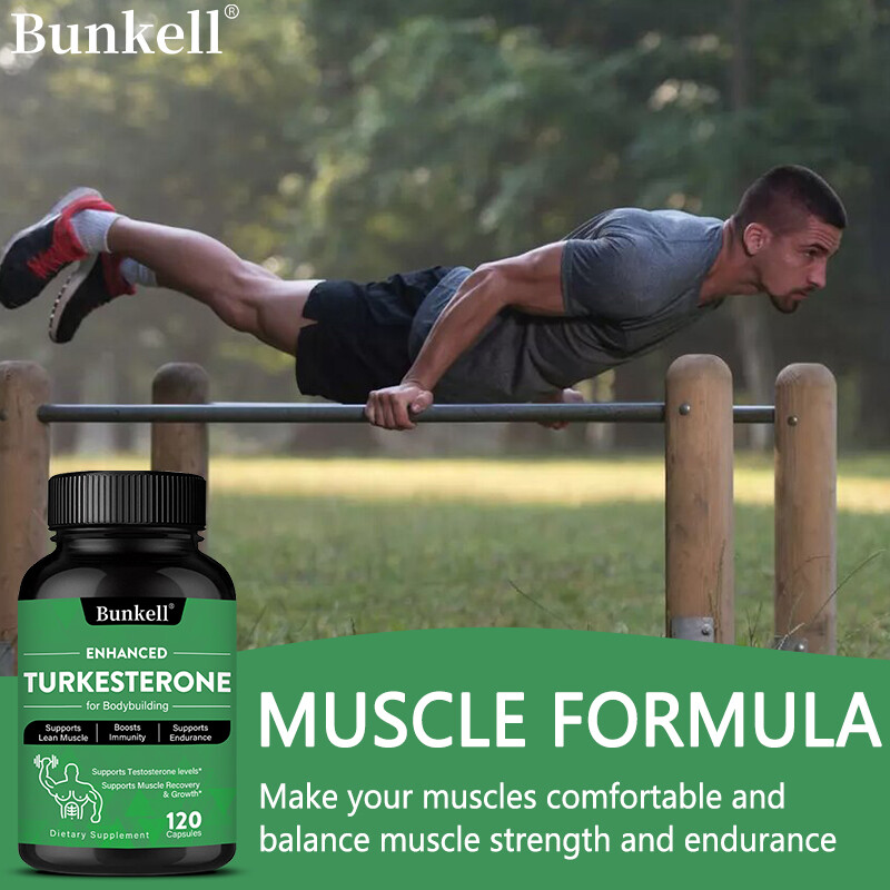 Turkesterone 1000mg High Strength Supports Muscle, Testosteron, 30/60/120 Caps