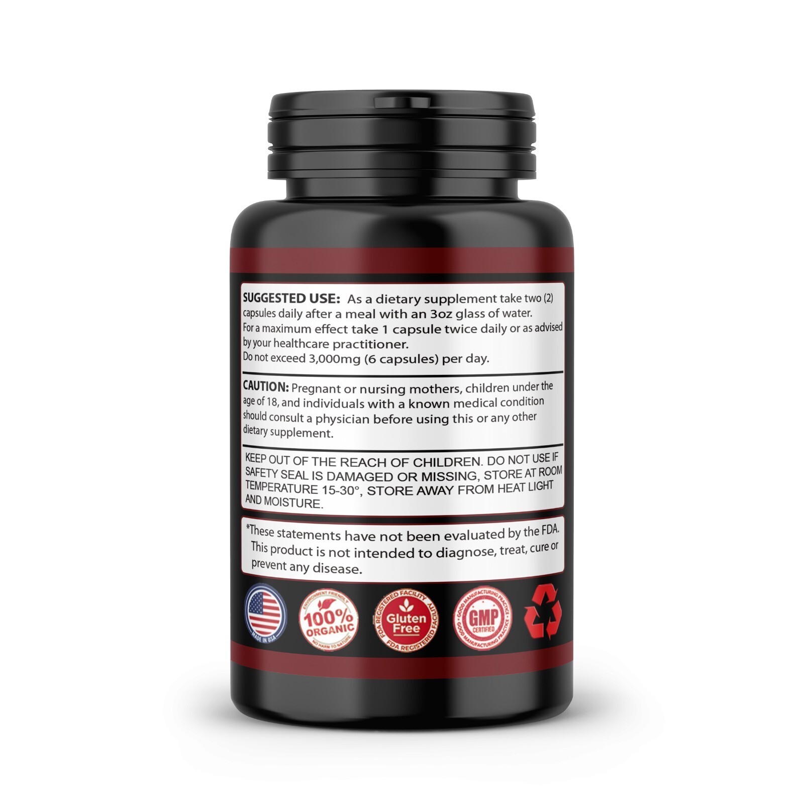 Tribulus Terrestris 3000mg Daily Extract 60 Capsules Vegan Friendly Sport Gym